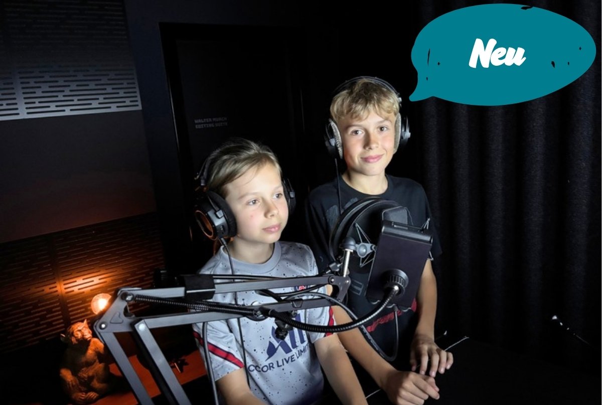 Kinder im Fern & Funkel Kinderradio-Studio